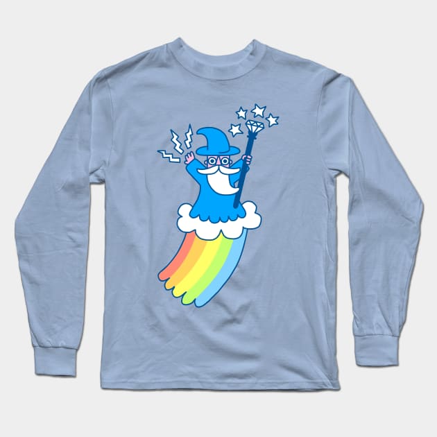 Rainbow Wizard Long Sleeve T-Shirt by obinsun